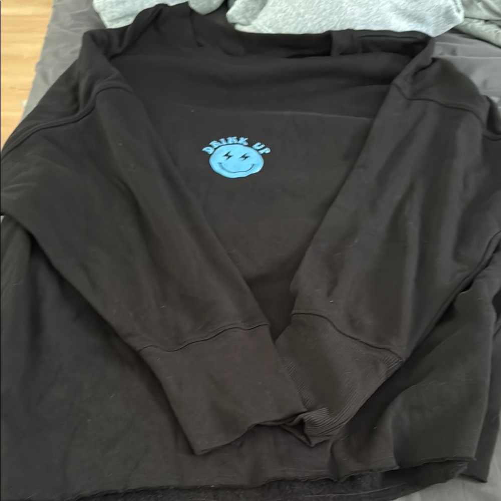 Black Drink Up Sweater